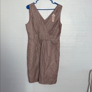 Guys, it’s a blush colored banana republic dress